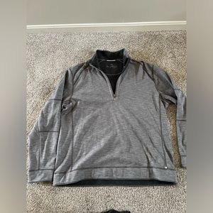Tommy Bahama Reversible Gray Quarter Zip
